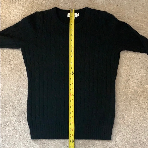 Vineyard vines black cable cashmere sweater - Picture 7 of 7